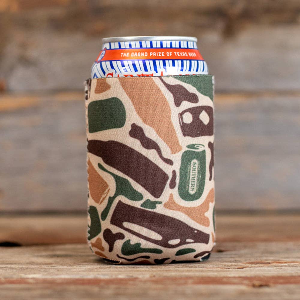 Neoprene Can Hugger - Backwoods Camo