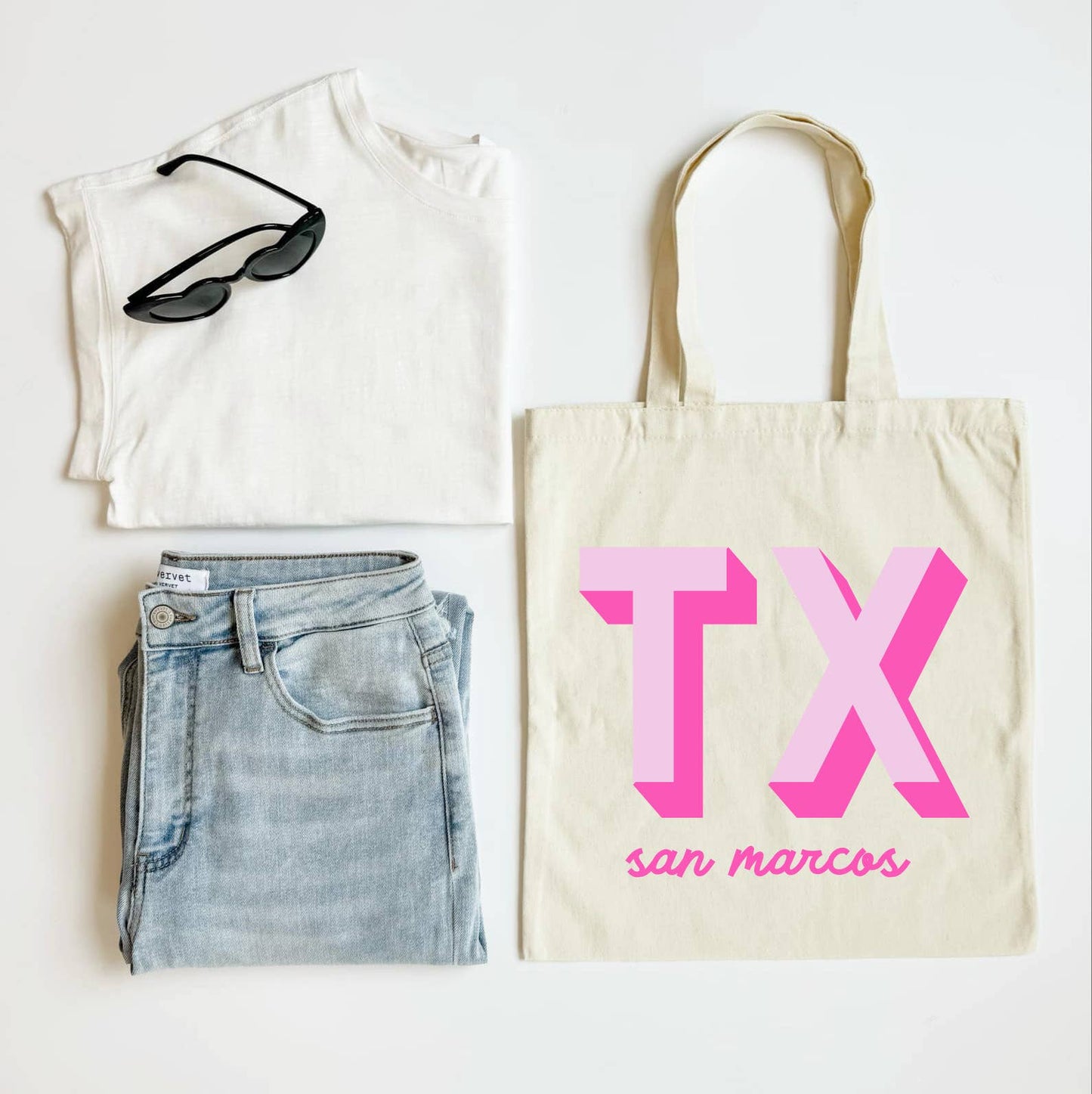 Custom City Monogram Tote Bag, Monogram Tote Bag
