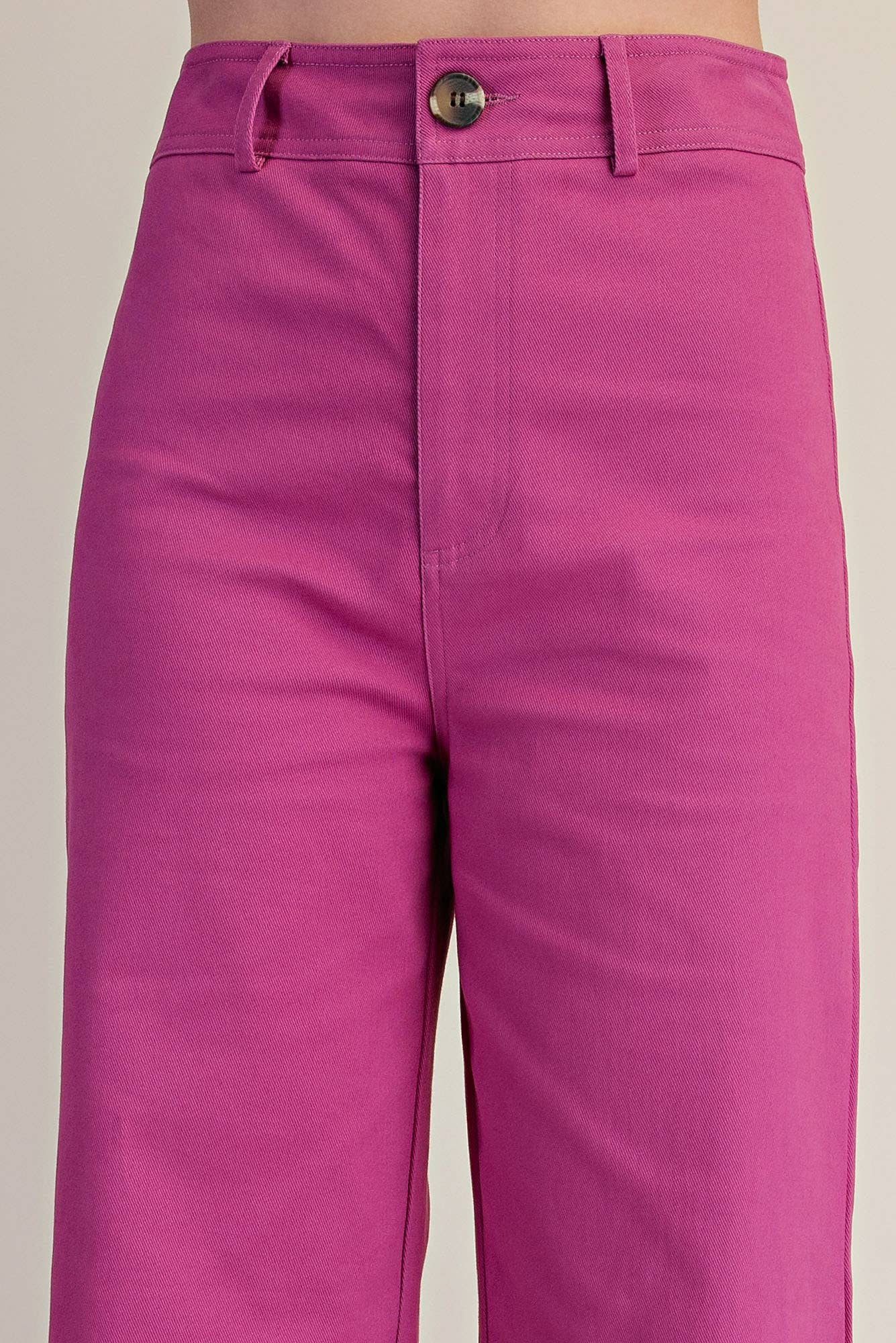 High-Waist Straight Stretchy Pants