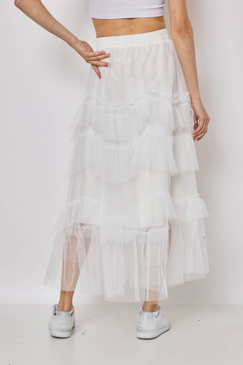 Long tulle skirt - FM612