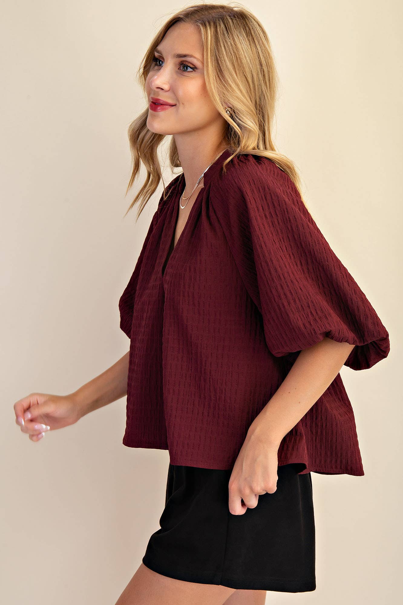 Puff-Sleeve Top