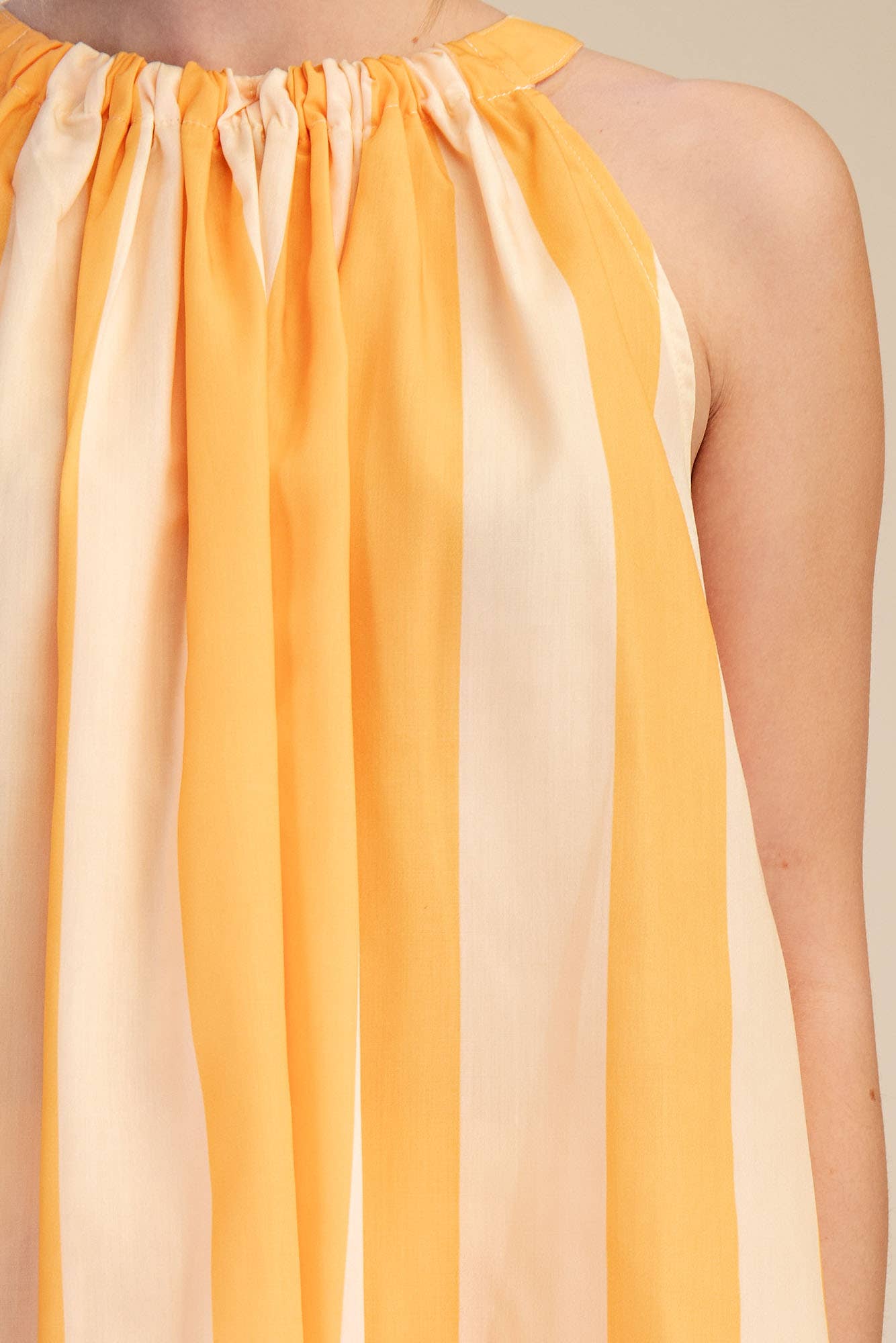Round Neck Sleeveless Top