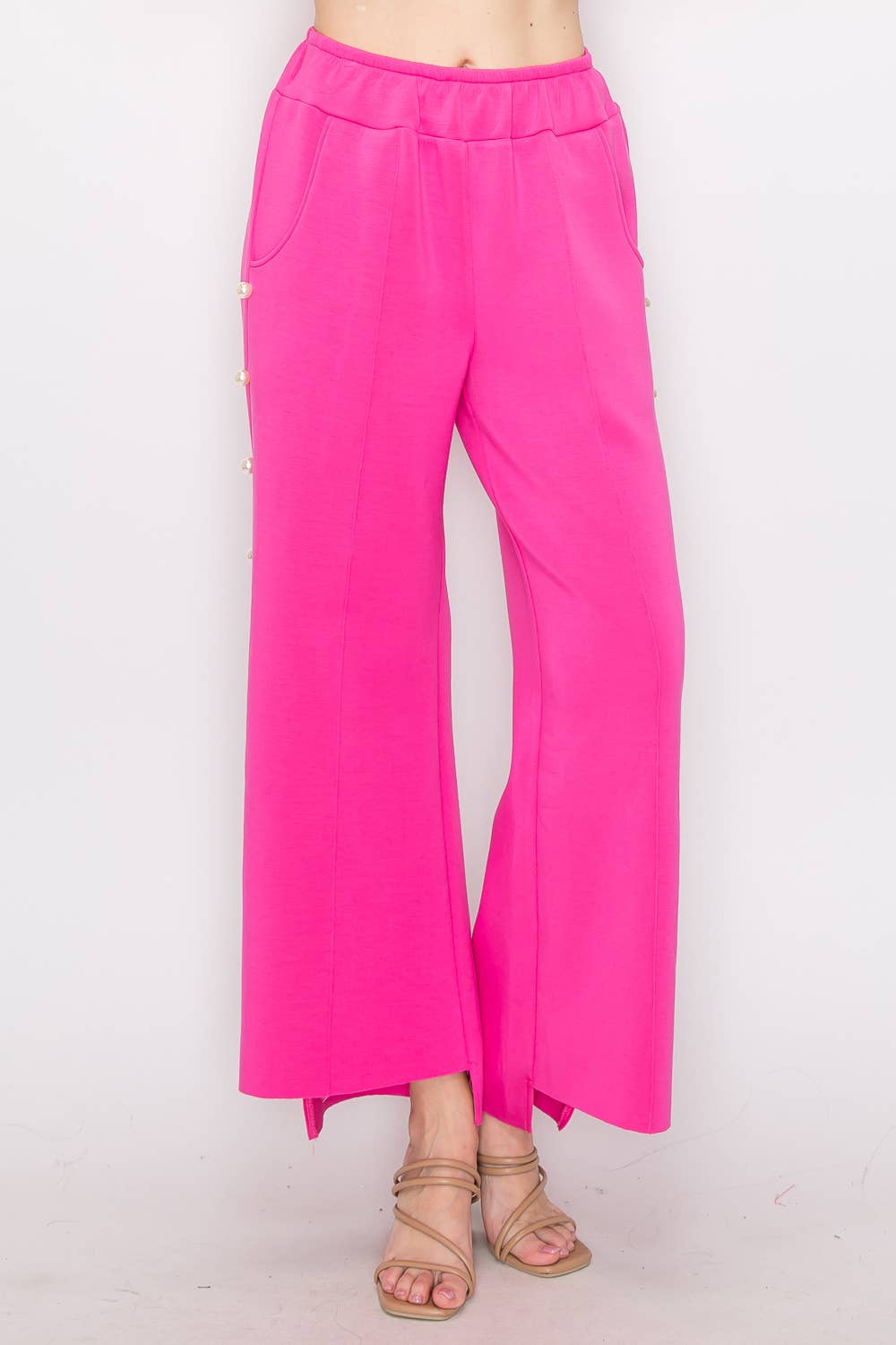 Farrah French Scuba Pearl Long Pant