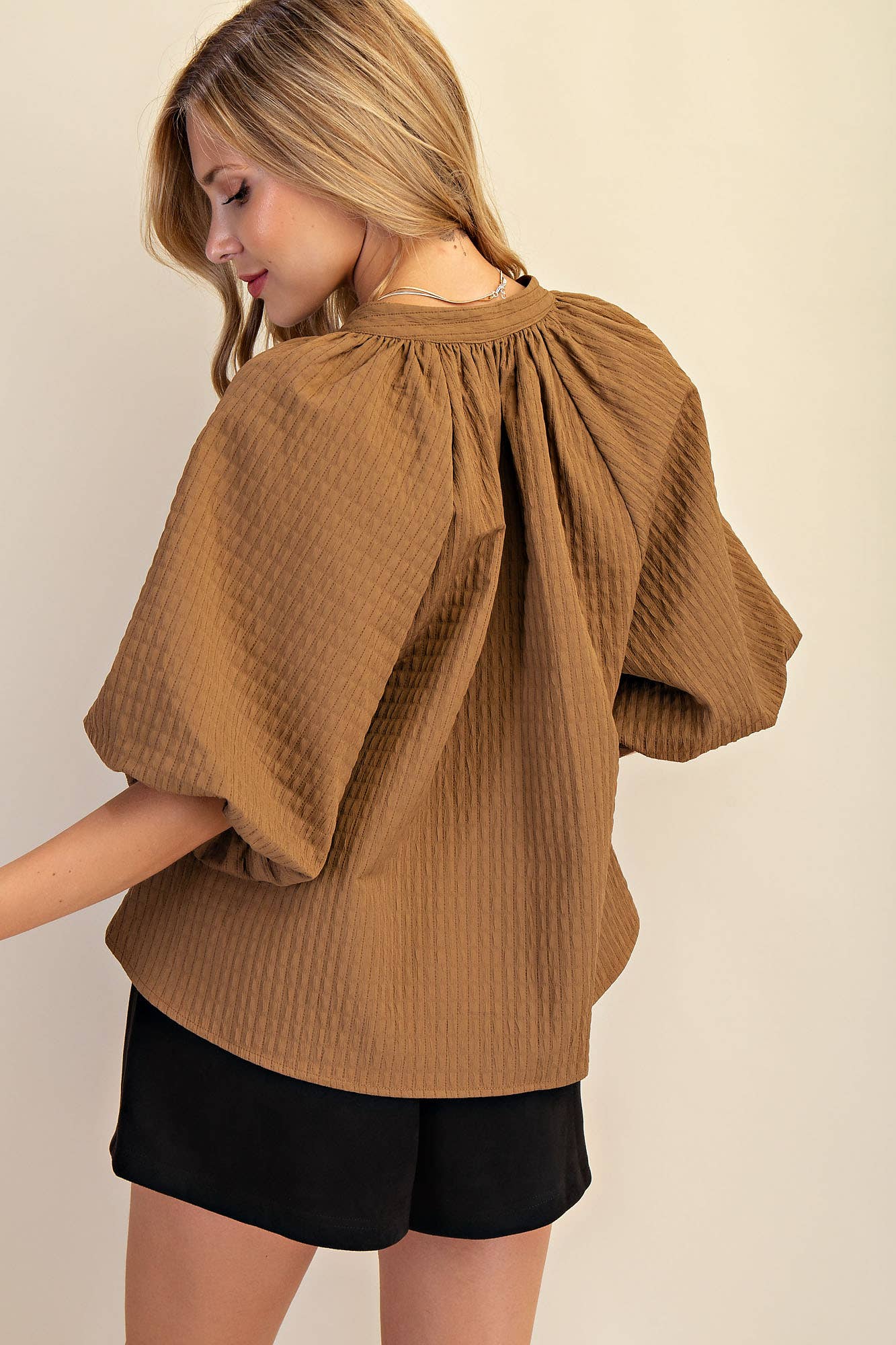 Puff-Sleeve Top