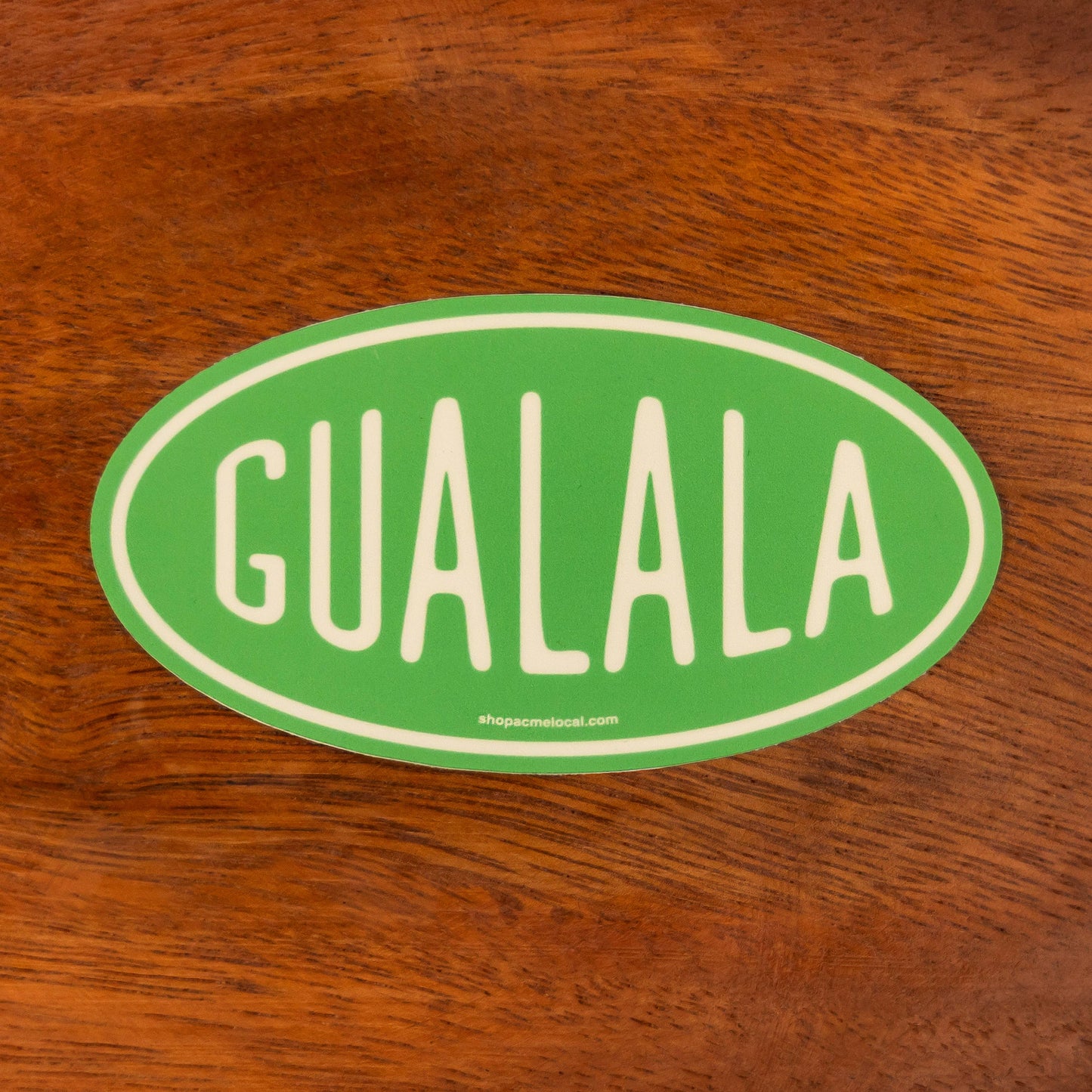 Vintage Oval Customizable Sticker