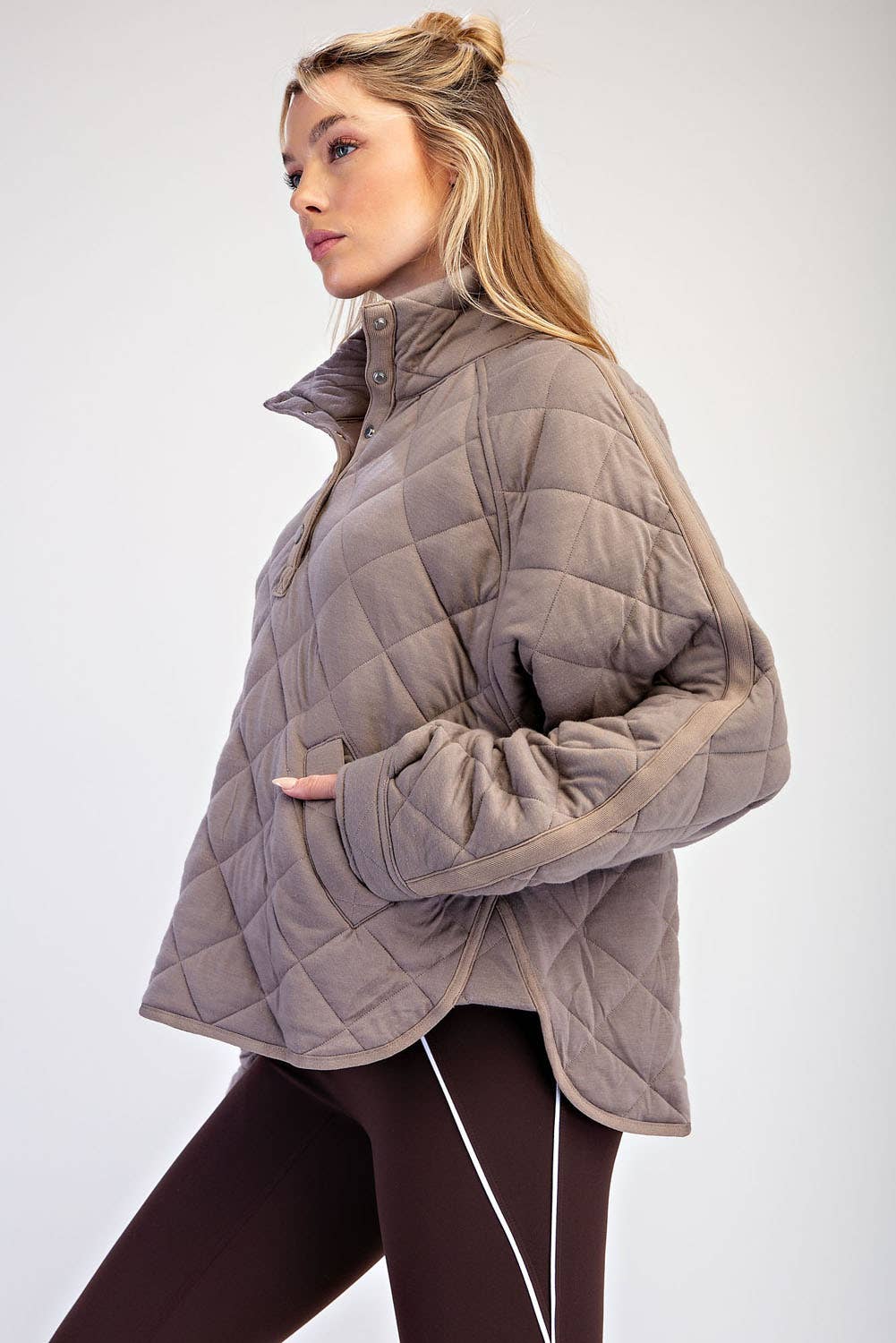 EVERYDAY QUILTED SNAP JACKET
