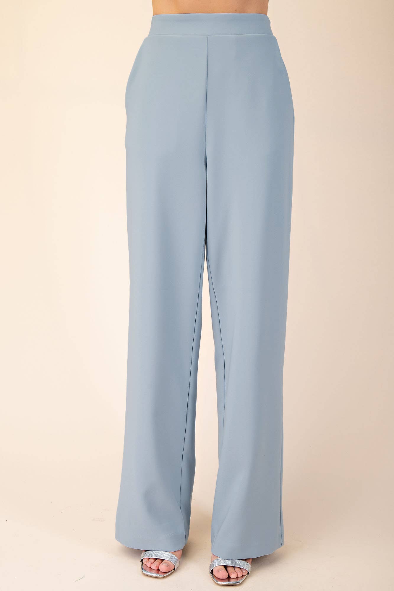 High Rise Wide Leg Pants