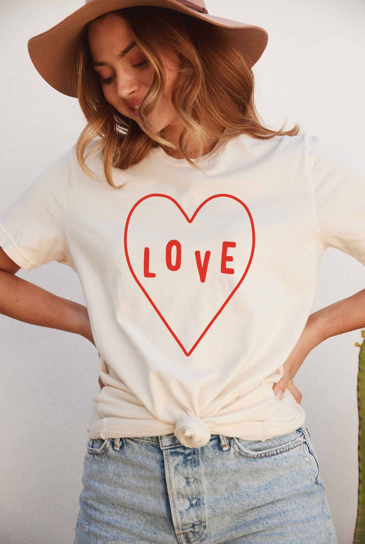 LOVE Graphic T-Shirt - Bohemian Style