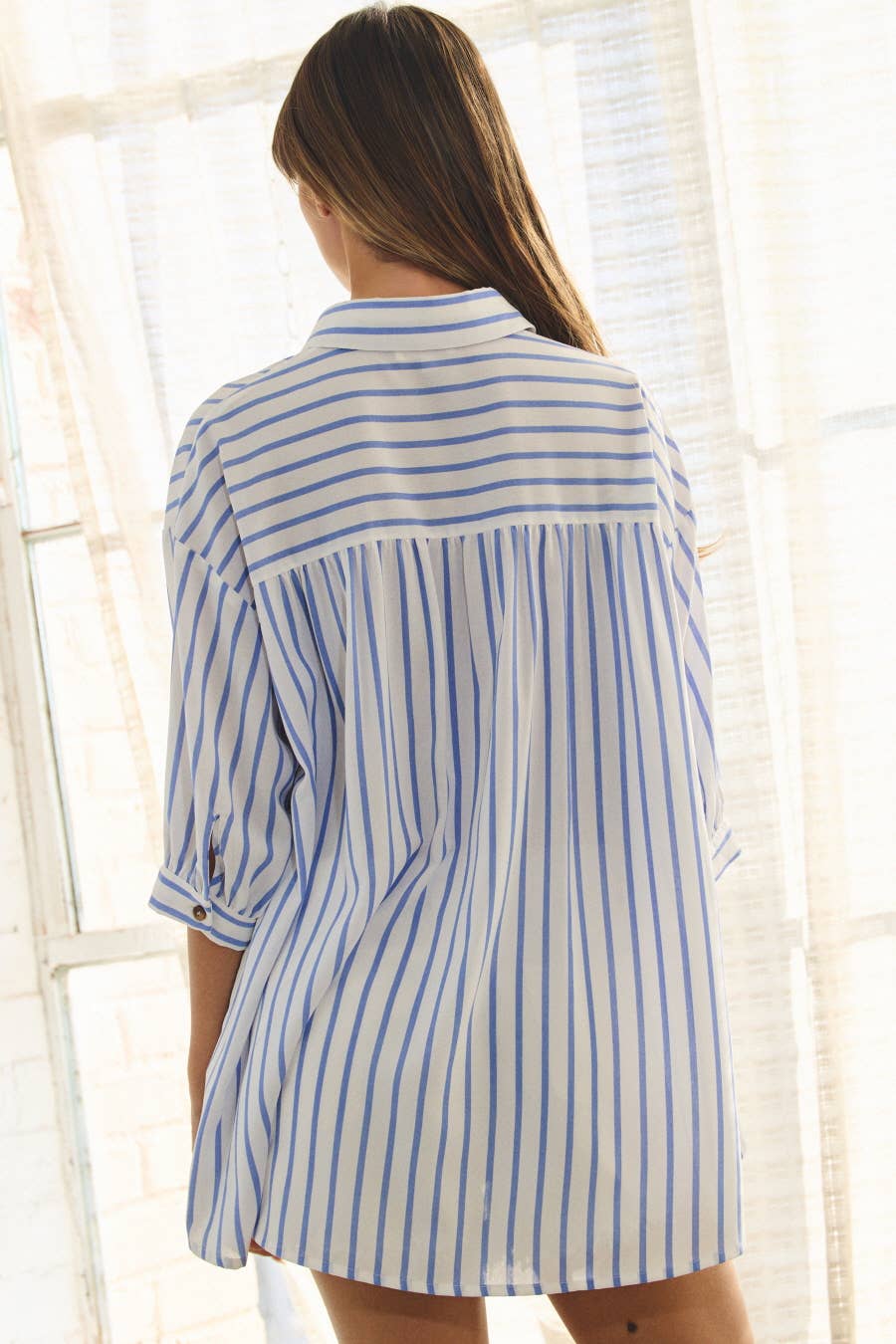Relaxed Button-front Shirt