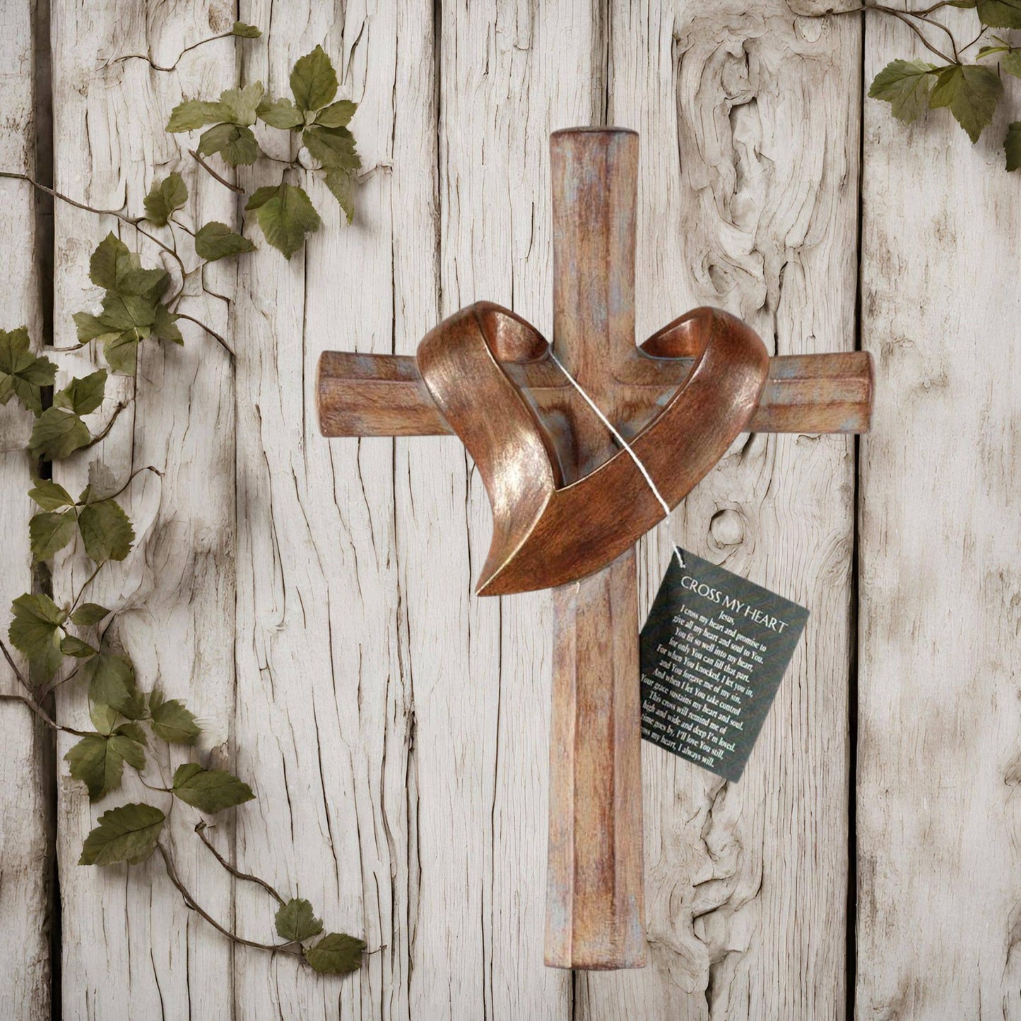 Jesus I Cross My Heart Wall Cross