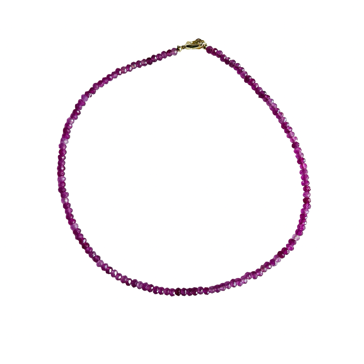 Dainty Candy Gemstone Necklace