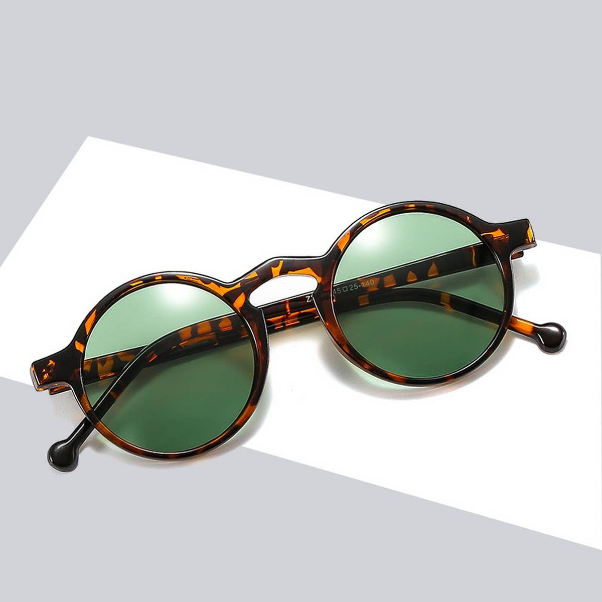 ROUND FRAME TINTED LENS FASHION GLASSES UNISEX_CWASG0286