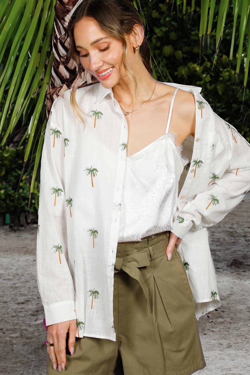 High-Rise Waist Tie 100% Cotton Shorts VP81178