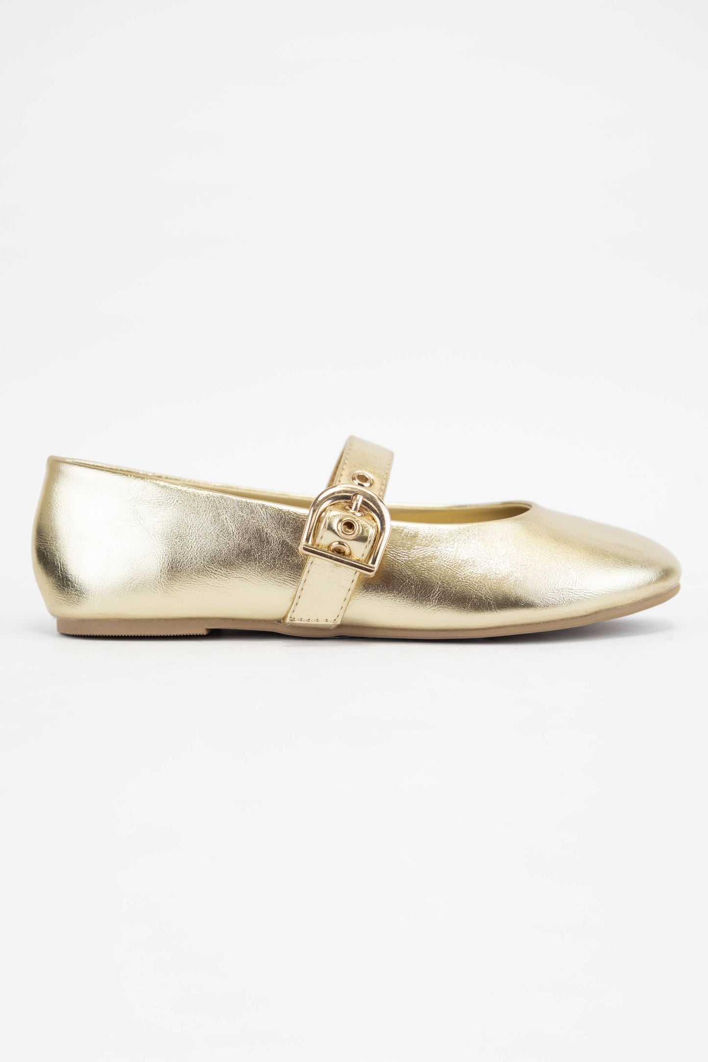 SEESAW ROUND TOE BUKKLED STRAP MARY JANE FLAT