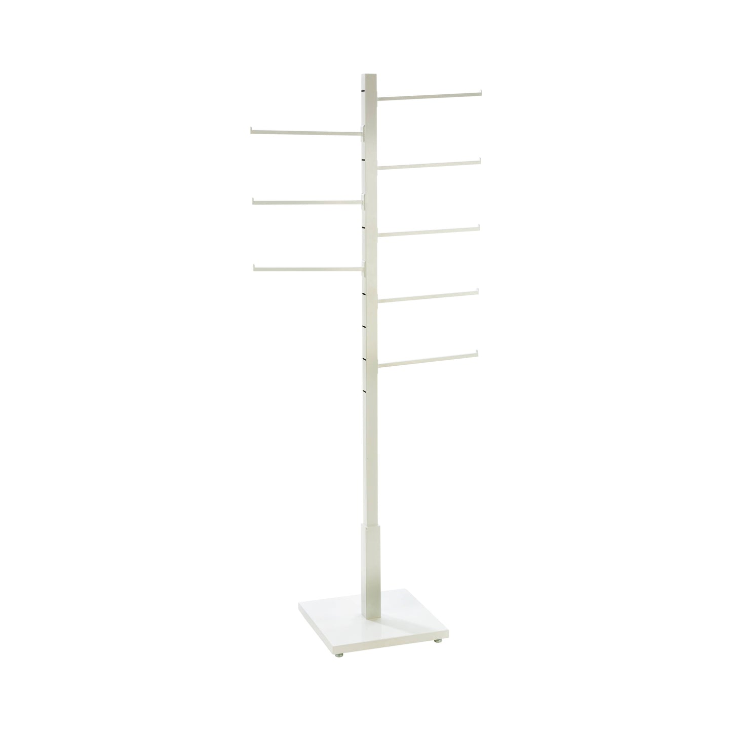 4-Sided Floor Standing Displays with 12 Adjustable Arms