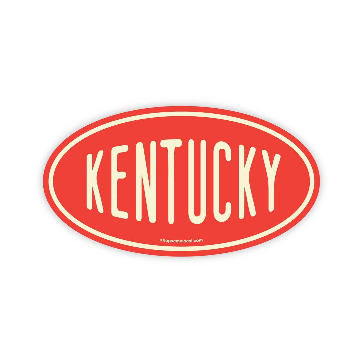 Vintage Oval Customizable Sticker