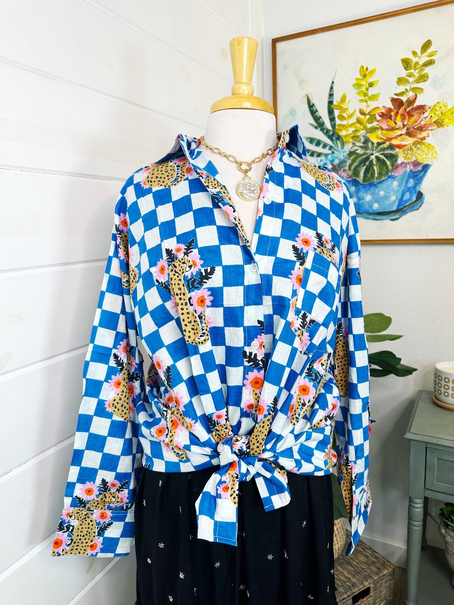 Boyfriend Button Down | Women’s Oversized Shirt | Checkered