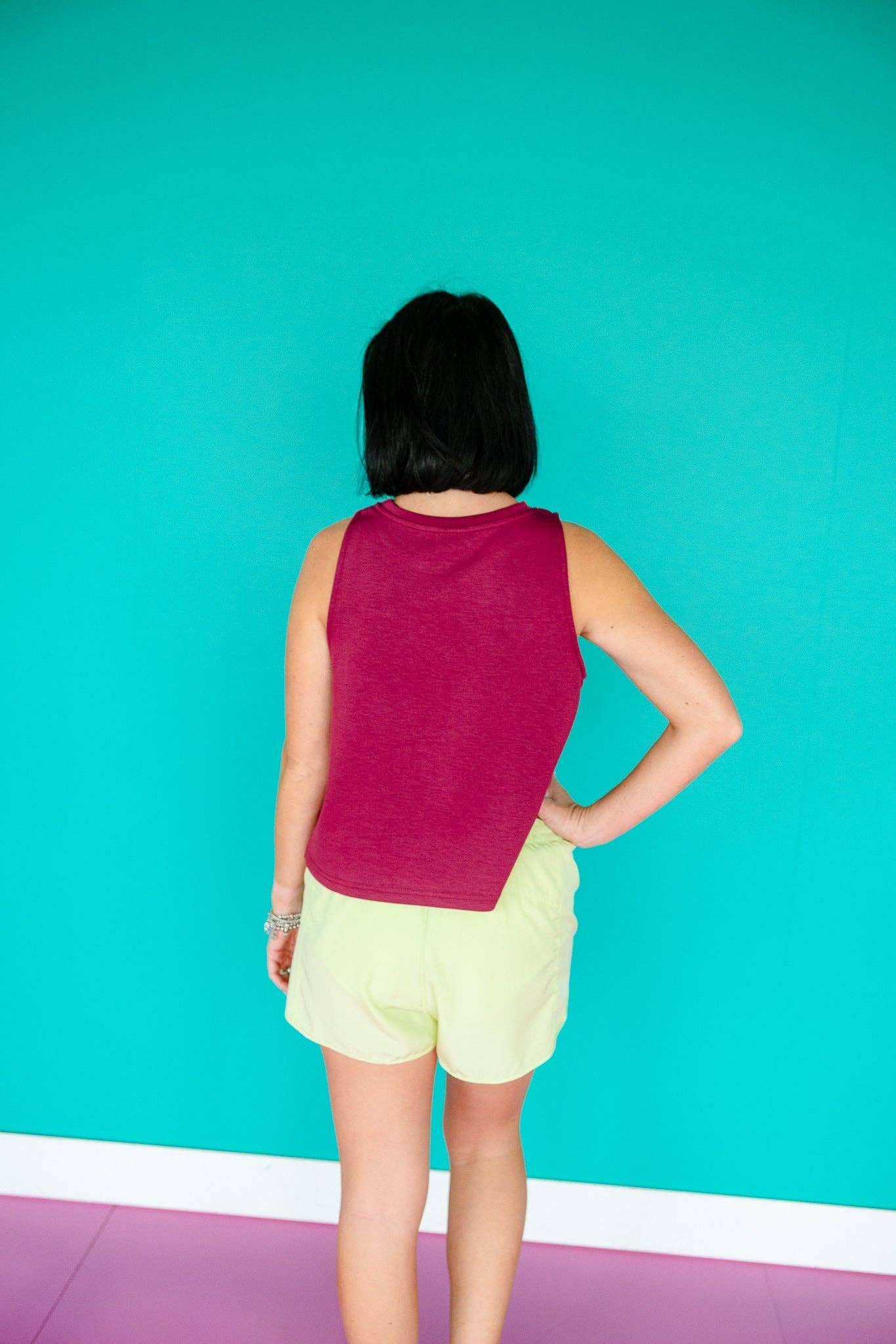 [Ellevate Basics] Crewneck Breeze Boxy Tank