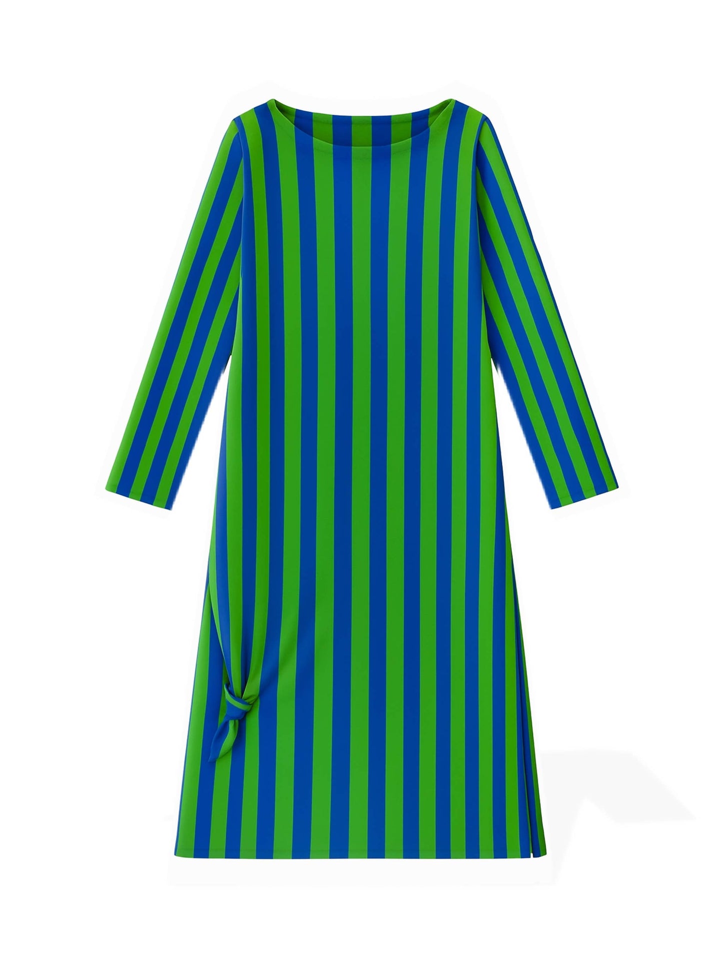 Surf Stripe Off the Shoulder Dress