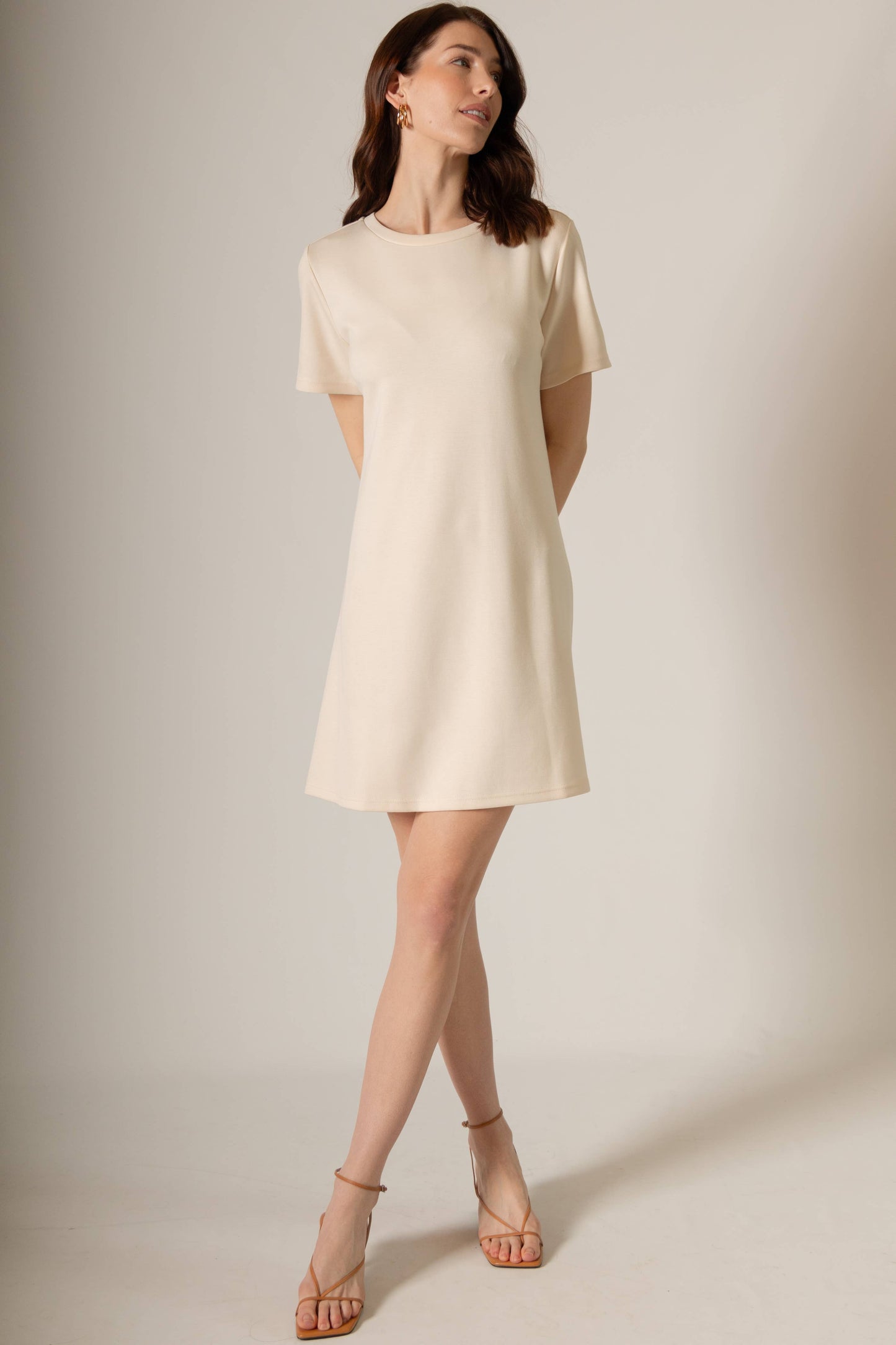 P. CILL Butter Modal Short Sleeve Dress