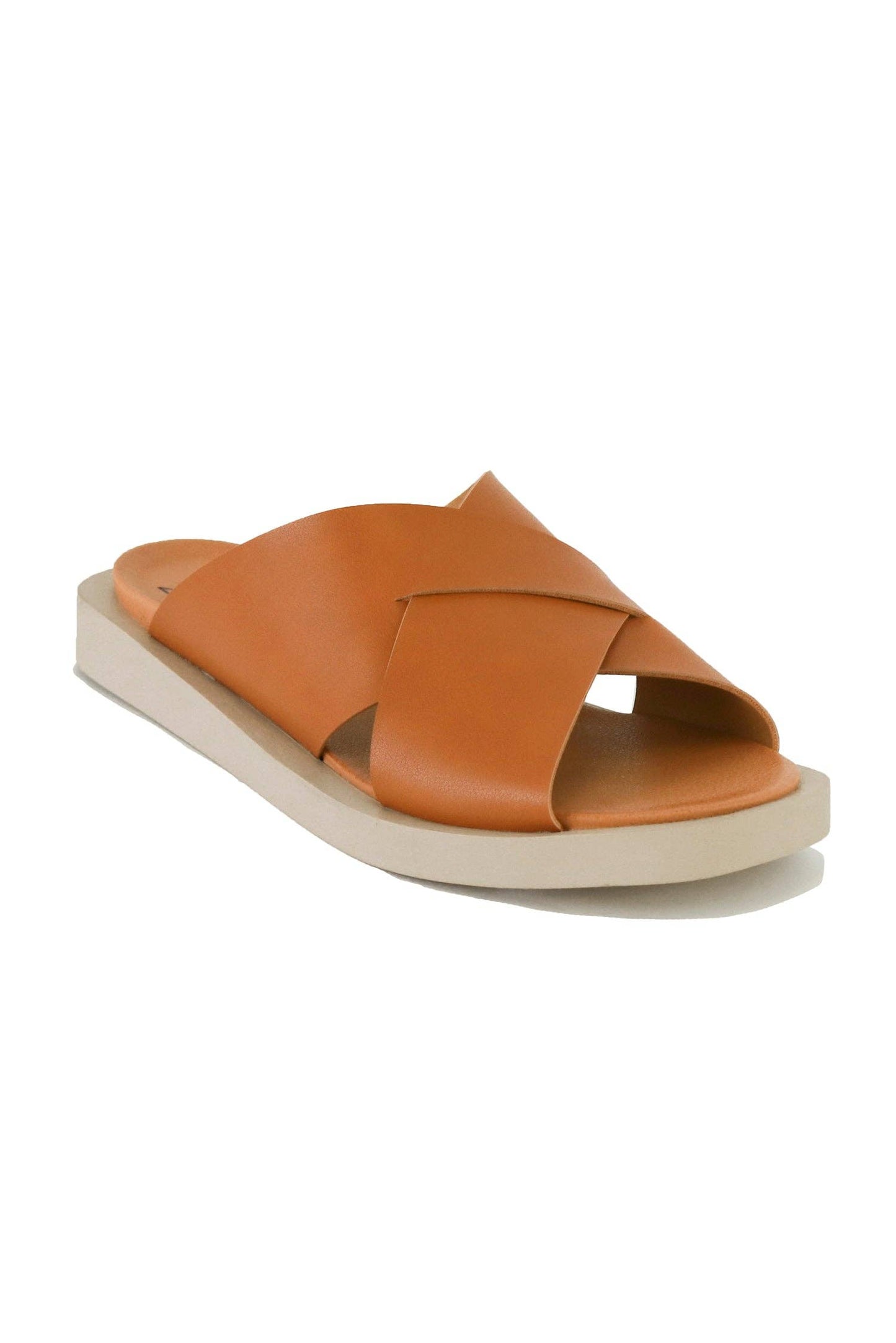 VICENTE-09 Crisscross Slide Sandals