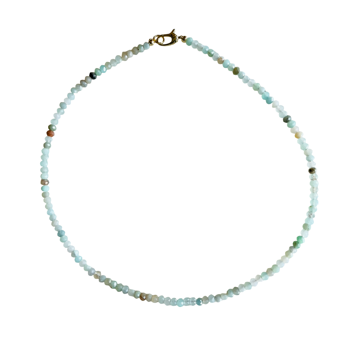 Dainty Candy Gemstone Necklace