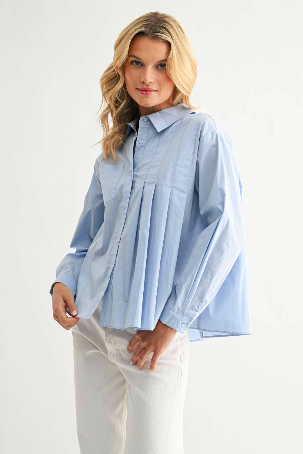 Josh Top with Pleating