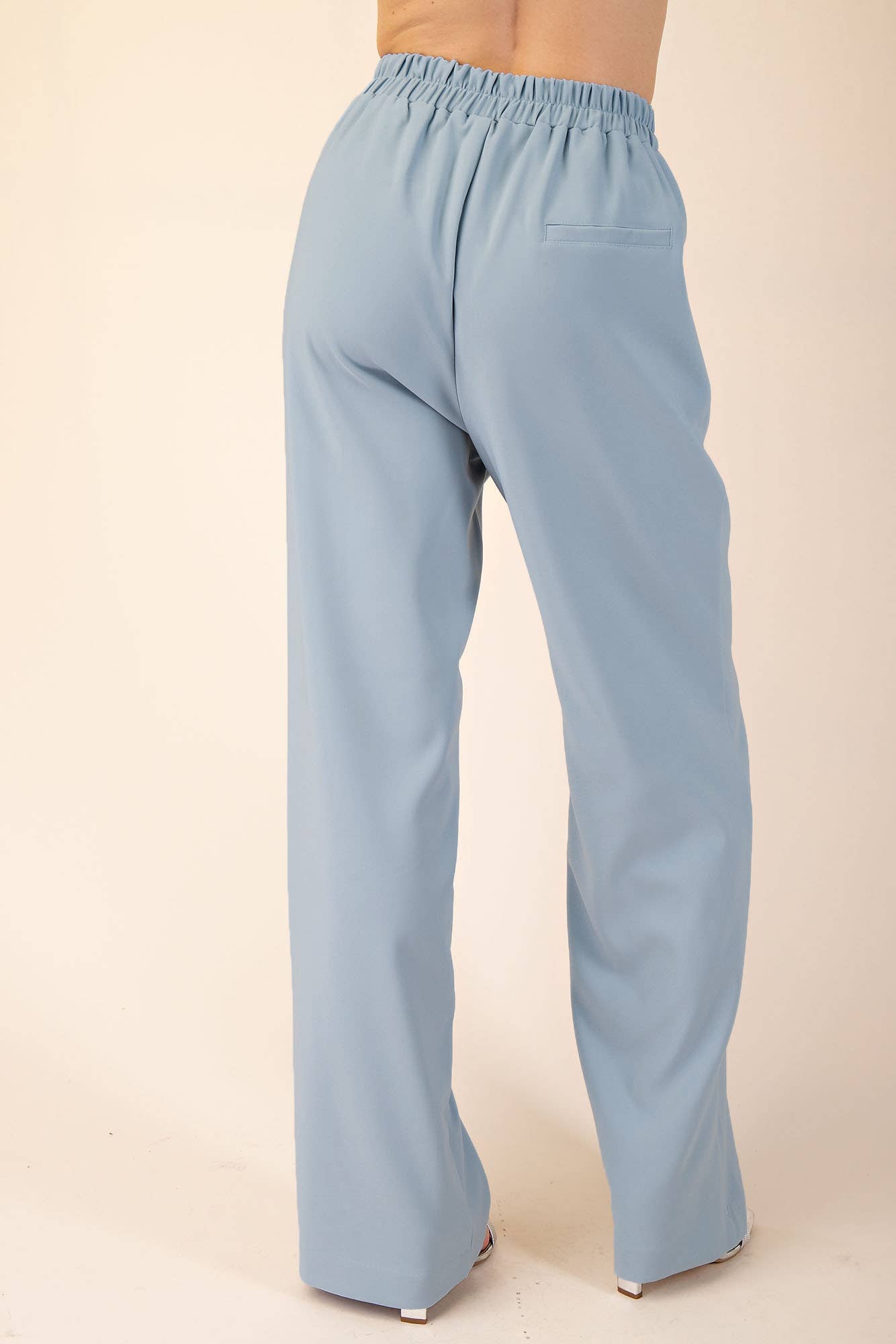 High Rise Wide Leg Pants