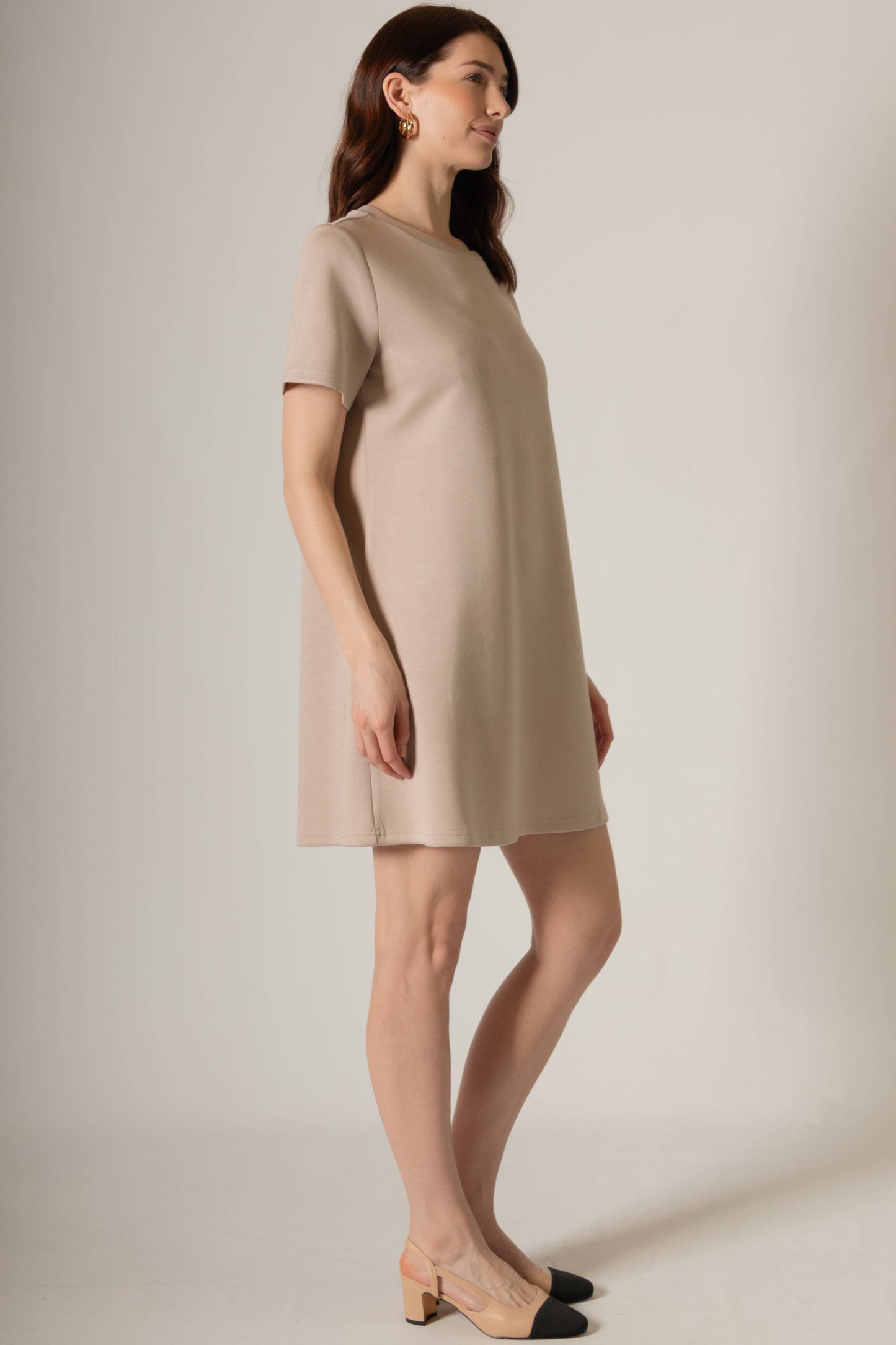 P. CILL Butter Modal Short Sleeve Dress