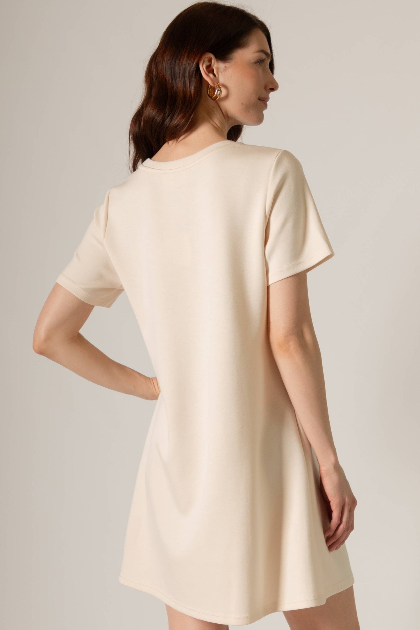 P. CILL Butter Modal Short Sleeve Dress