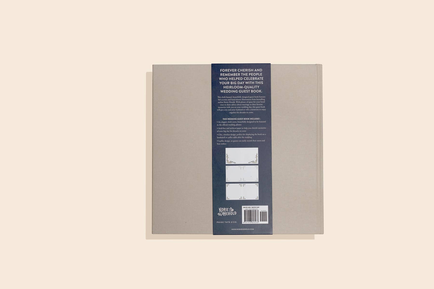 Wedding Guest Book (Heirloom-Quality Guest Book)