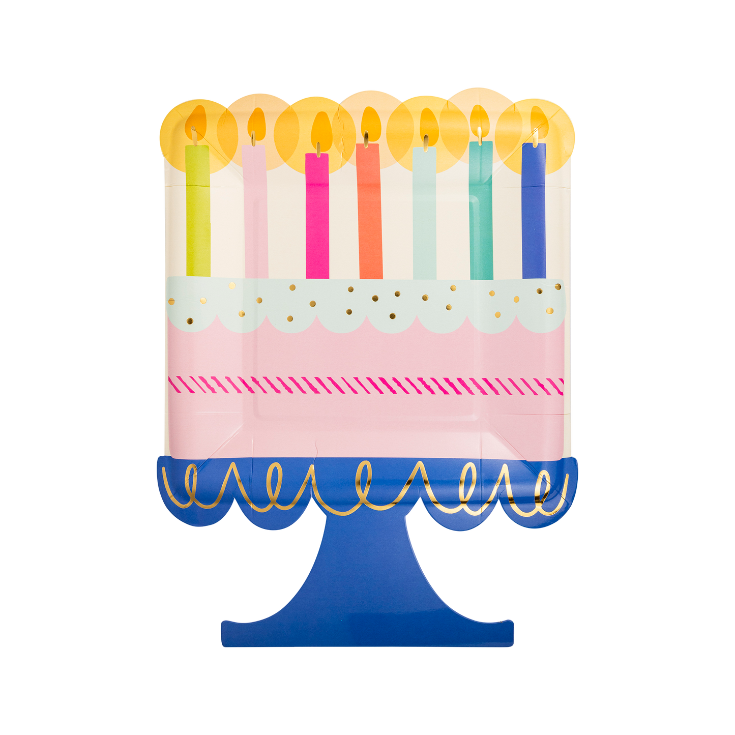 PLWIS41 - Cake Shaped Paper Plate