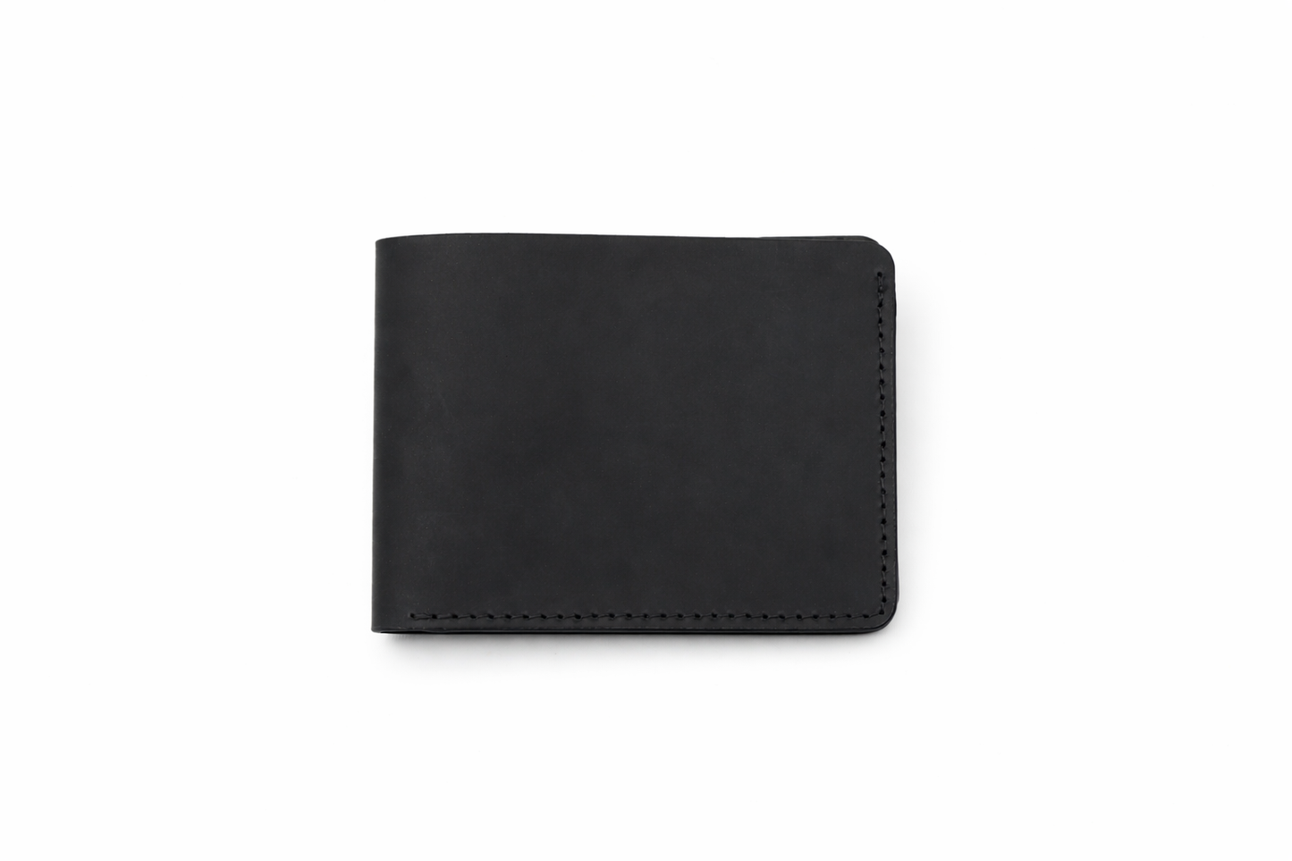 Men’s Full-Grain Crazy Leather Bifold Wallet Premium Leather
