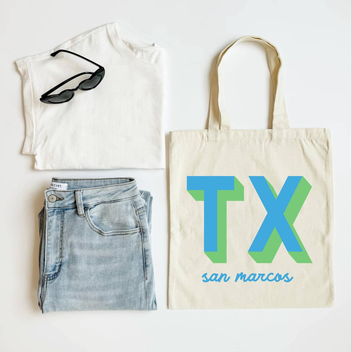 Custom City Monogram Tote Bag, Monogram Tote Bag
