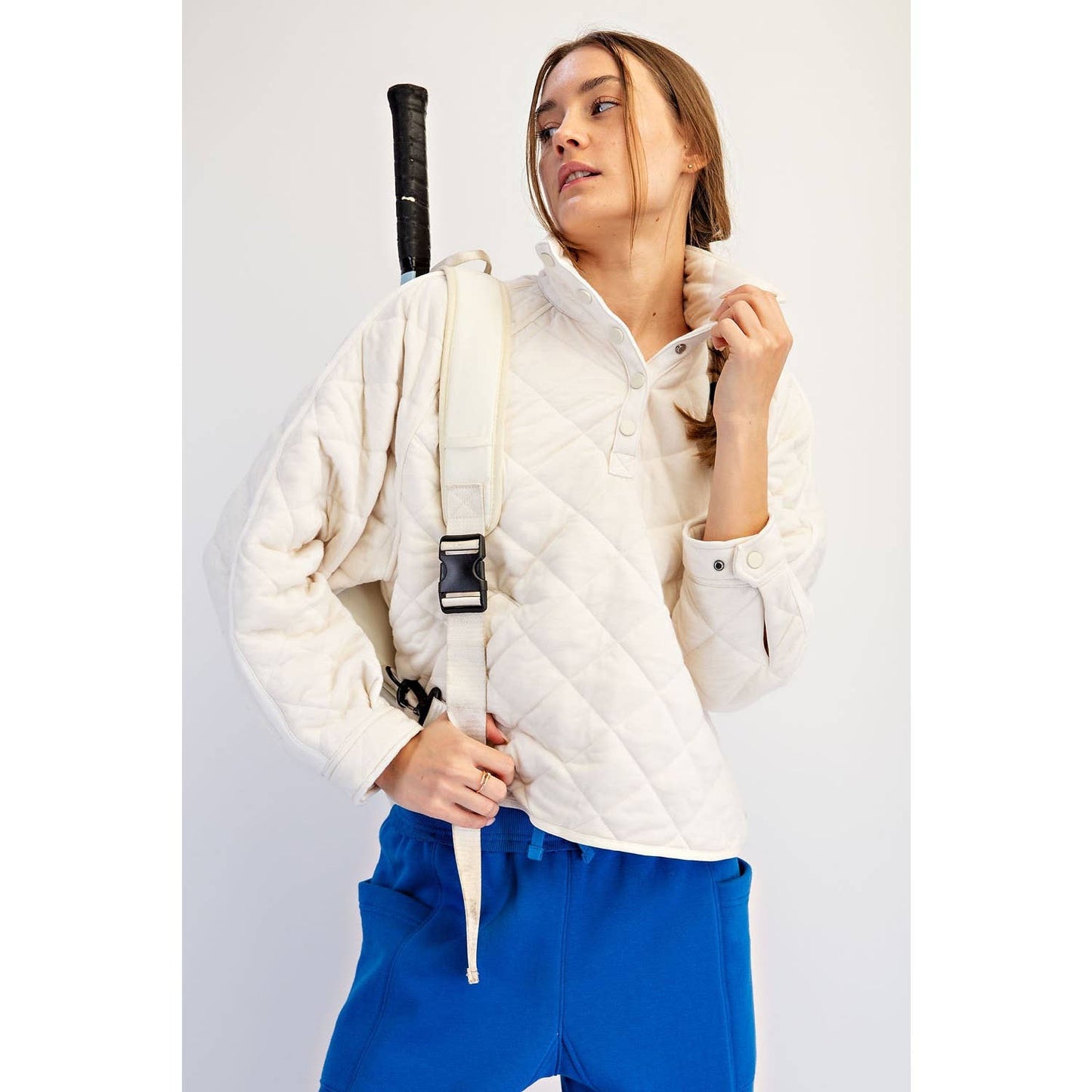 EVERYDAY QUILTED SNAP JACKET