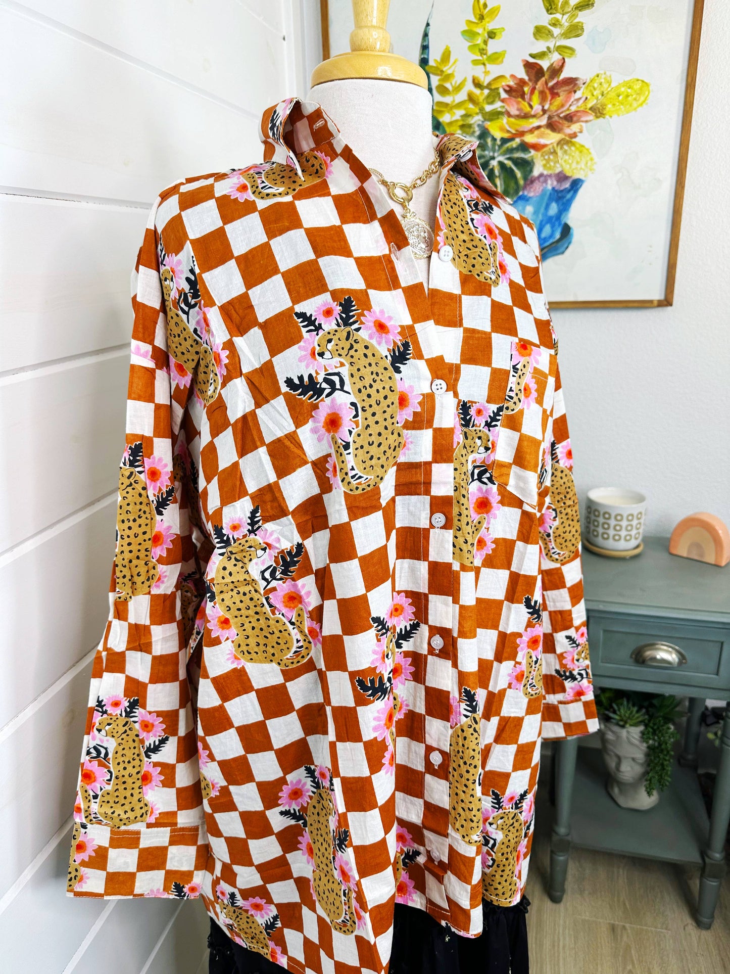 Boyfriend Button Down | Women’s Oversized Shirt | Checkered