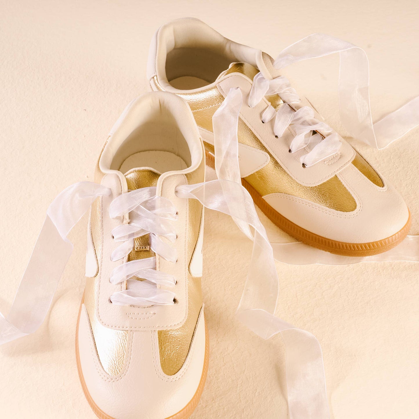 Step It Up Shoelaces-Sheer White