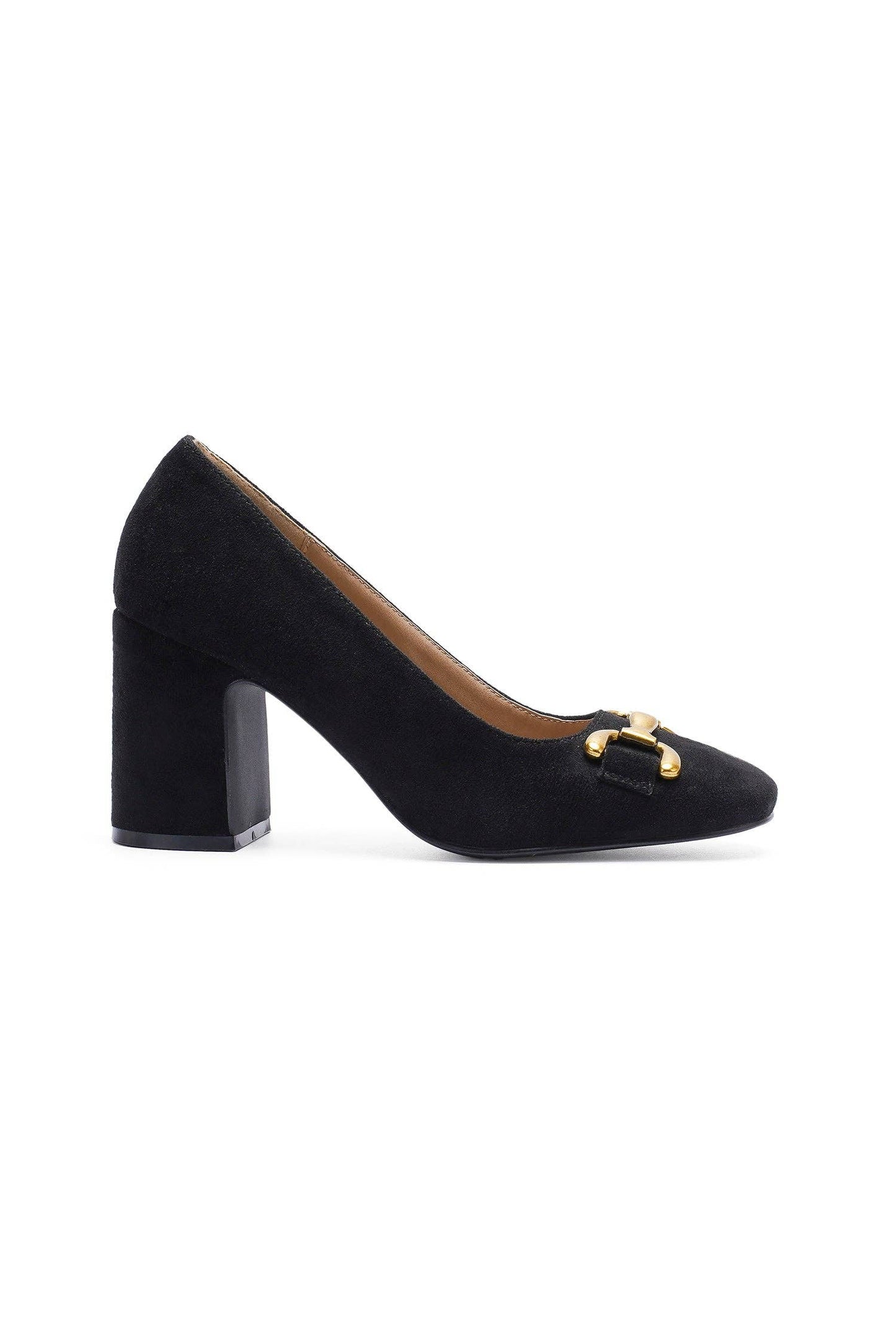 PALMER-05 Block Heel Pumps
