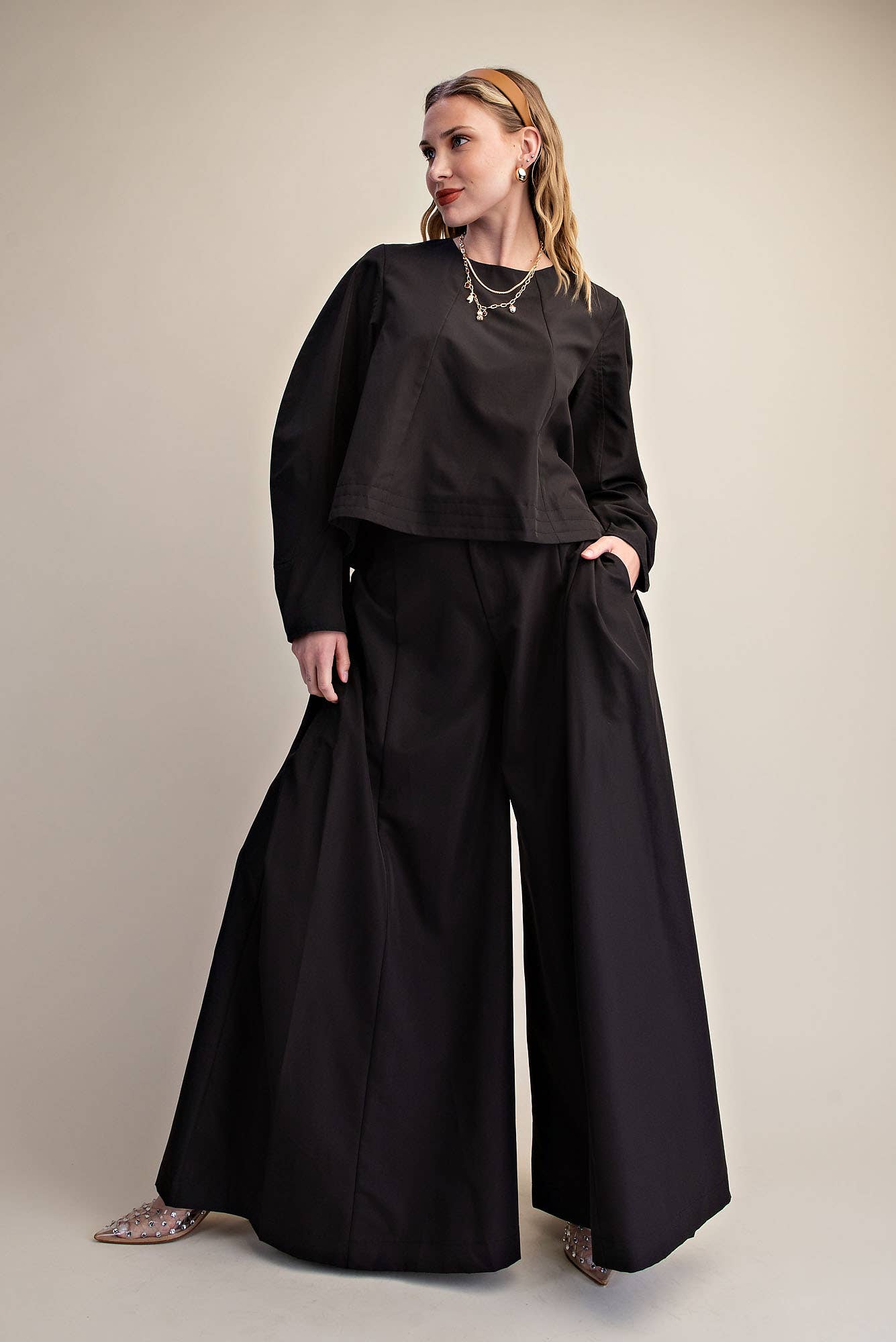 A-line Palazzo Pants
