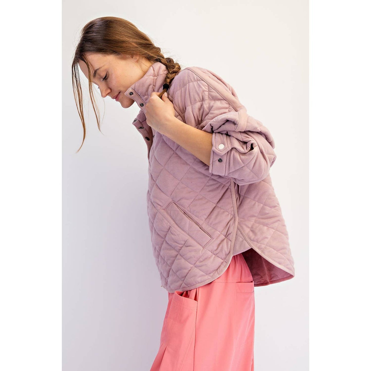 EVERYDAY QUILTED SNAP JACKET