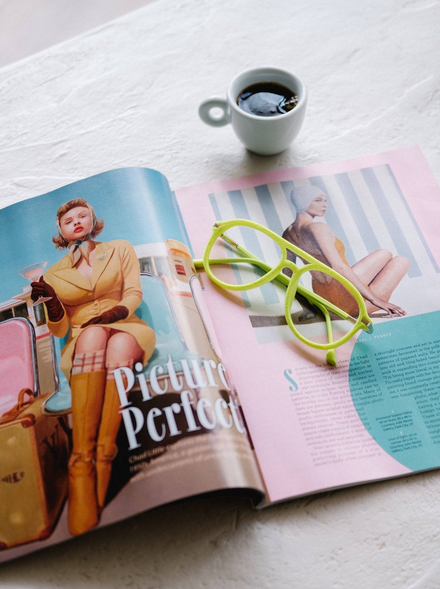 Mykonos | Neon Green Velvet