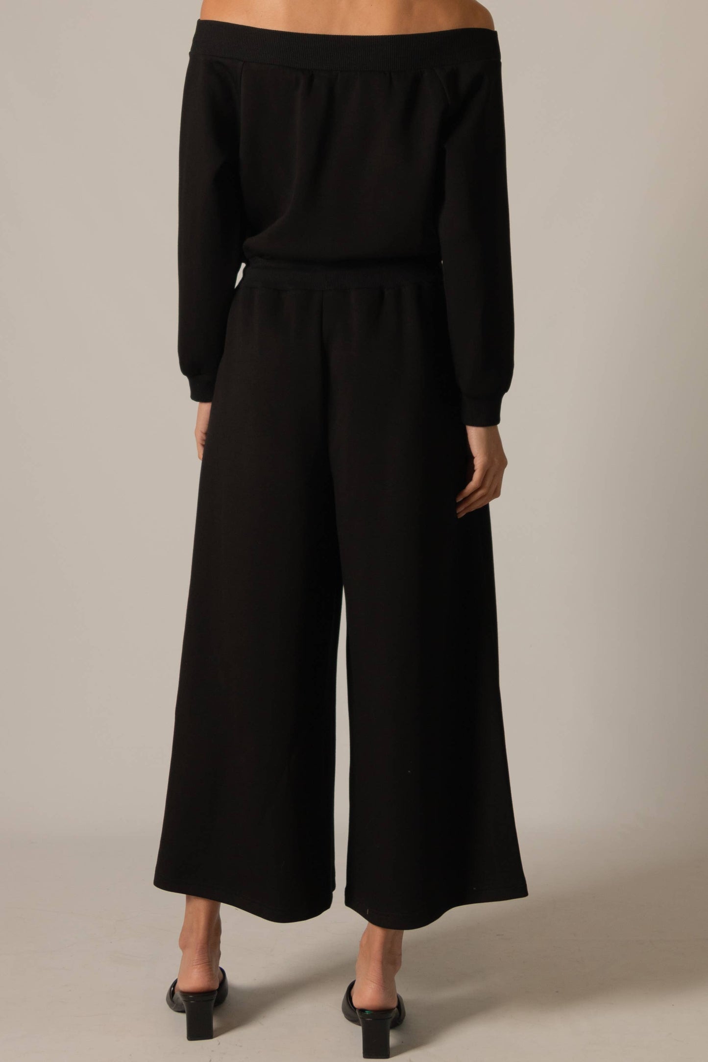 P. CILL "Butter Modal" Ribbed Contrast Jumpsuit