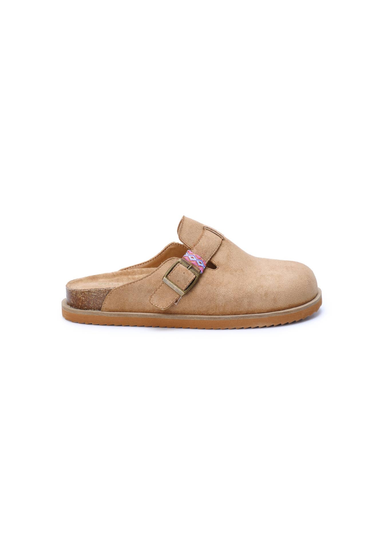 CAPRI BRAIDED LOOP DETAIL CLOSED-TOE CORK CLOG SANDADL