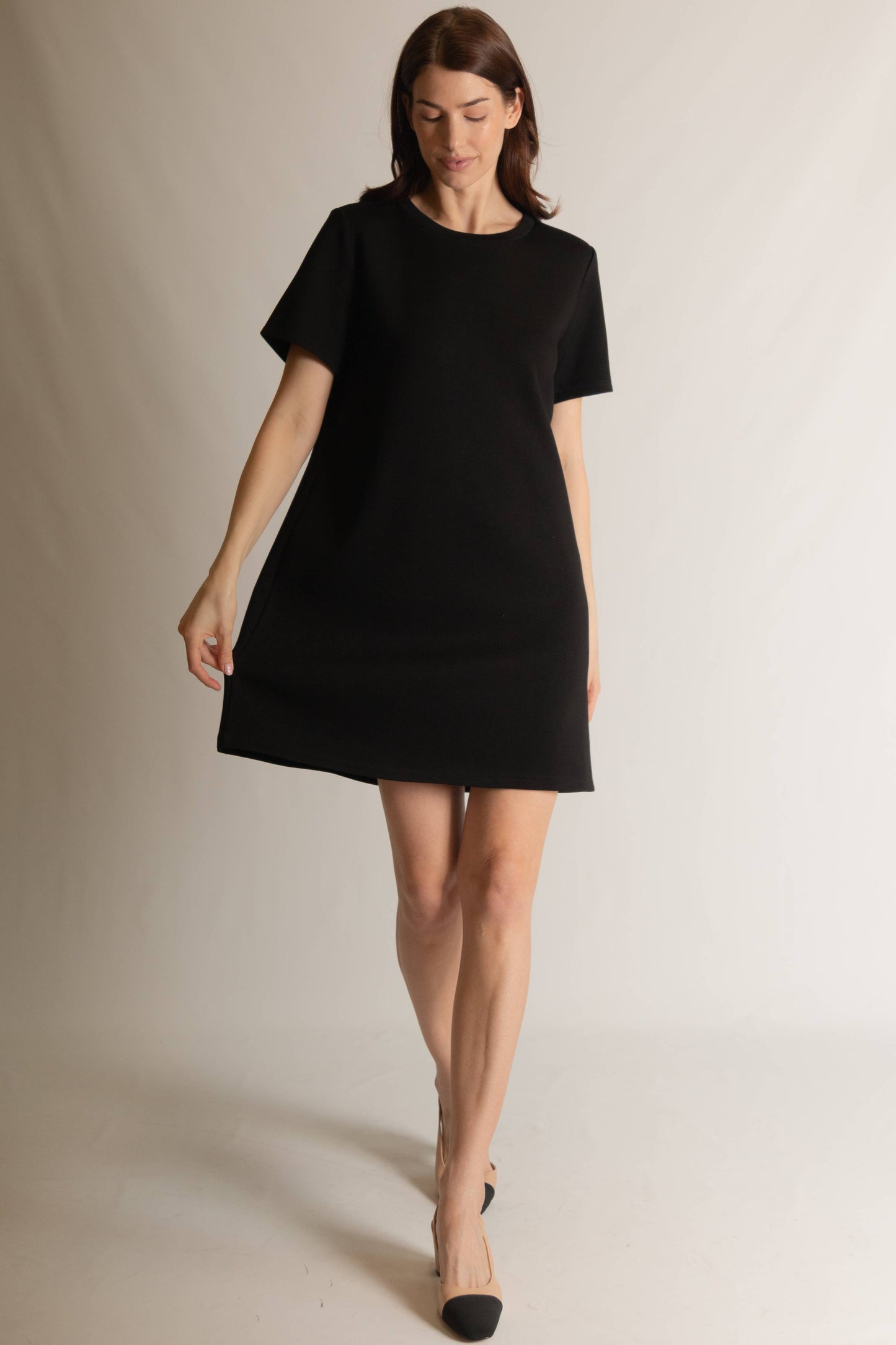 P. CILL Butter Modal Short Sleeve Dress