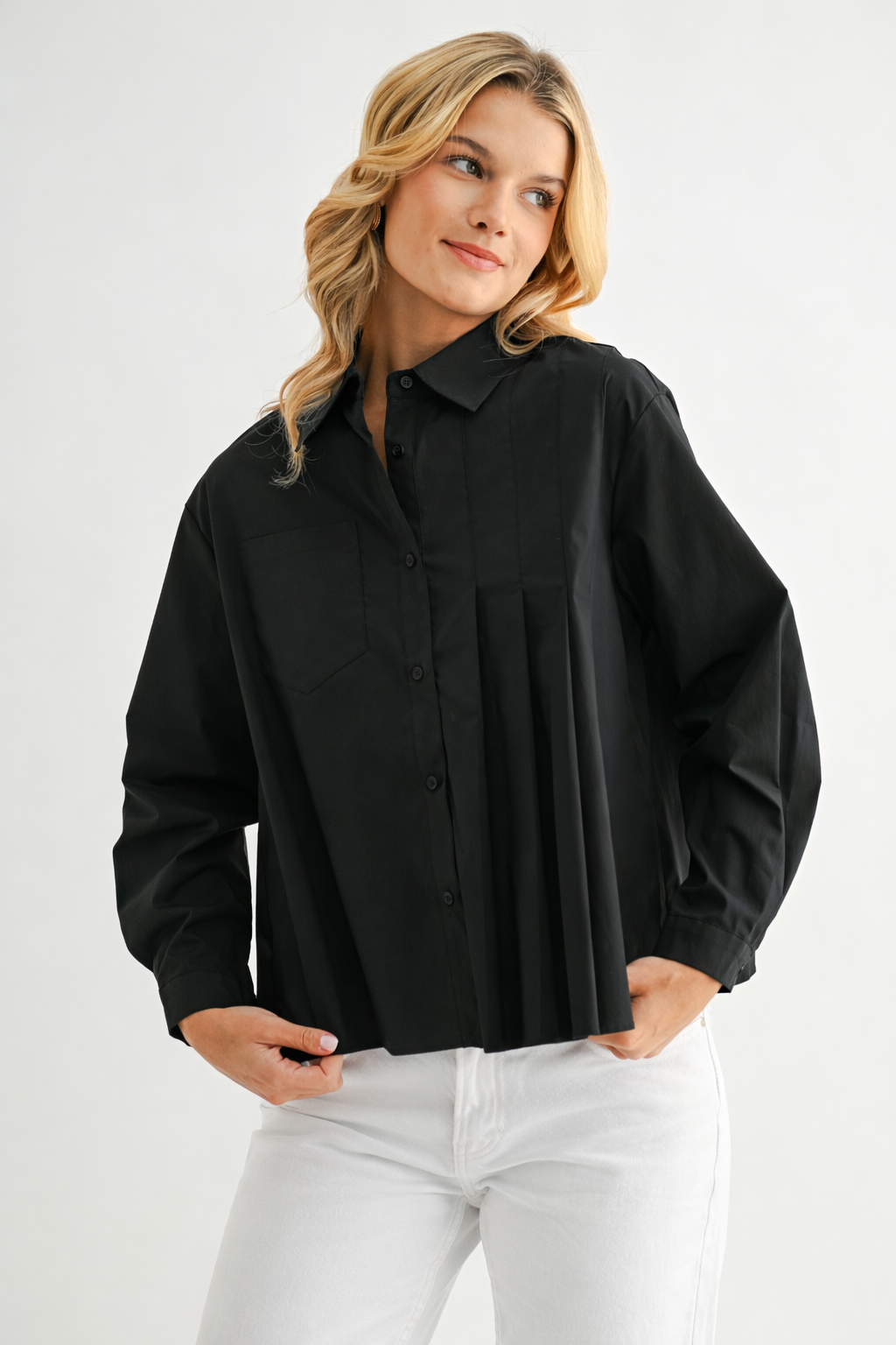 Josh Top with Pleating