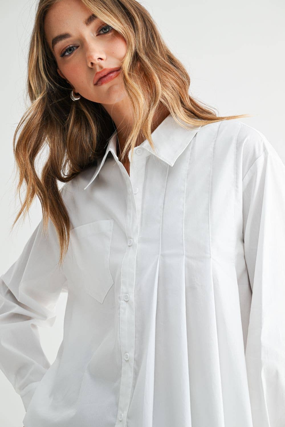 Josh Top with Pleating