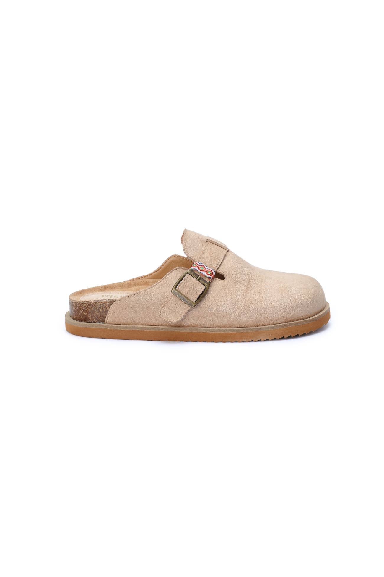 CAPRI BRAIDED LOOP DETAIL CLOSED-TOE CORK CLOG SANDADL