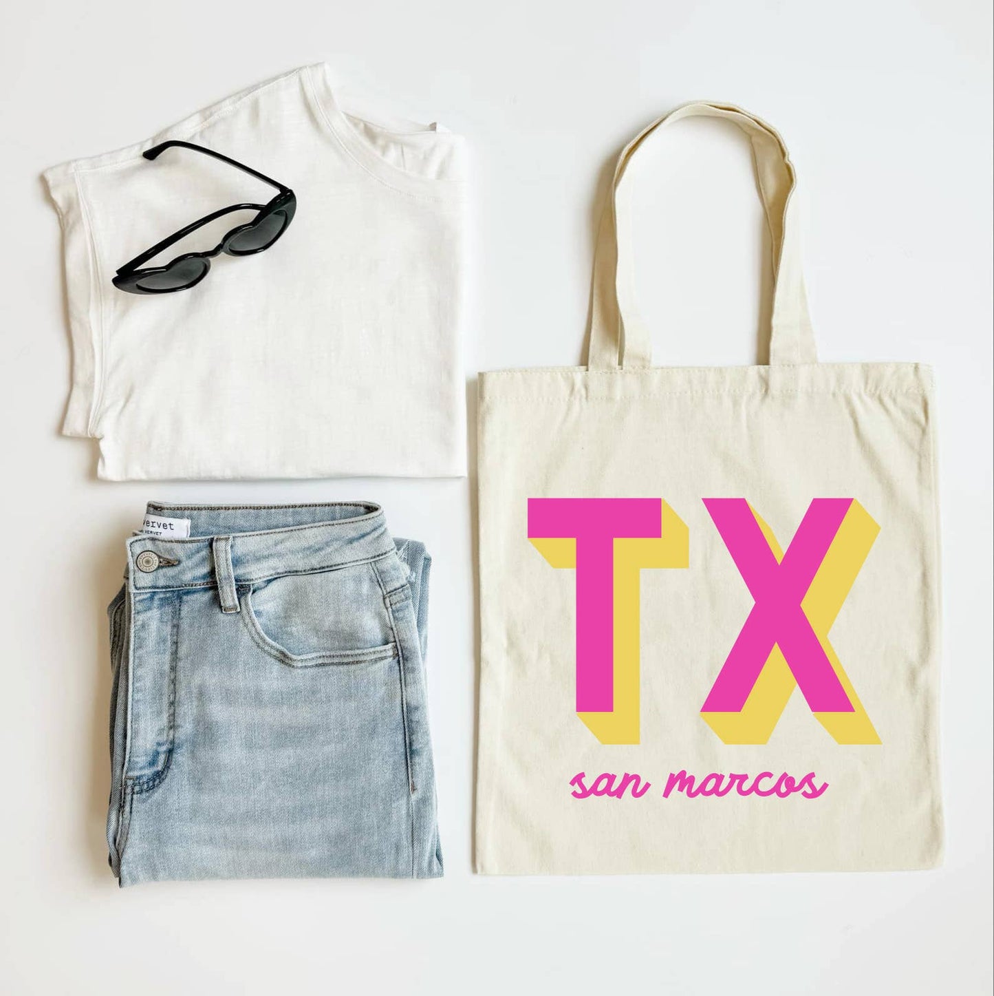 Custom City Monogram Tote Bag, Monogram Tote Bag