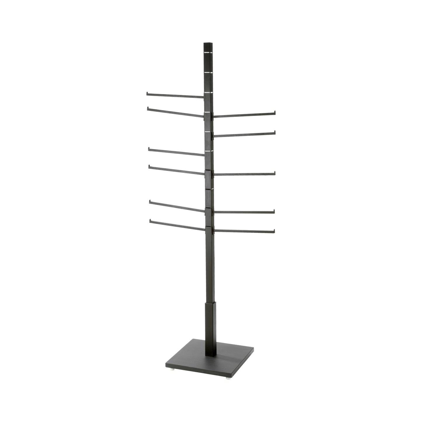4-Sided Floor Standing Displays with 12 Adjustable Arms