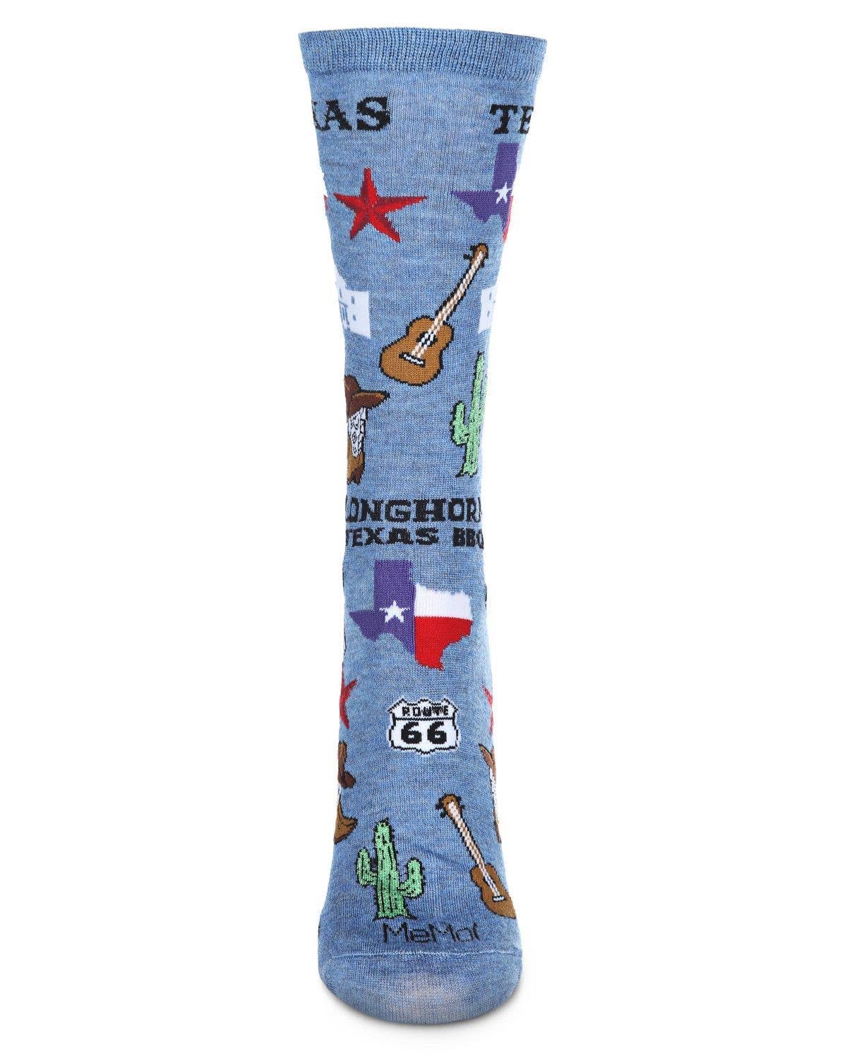 Texas Bamboo Blend Crew Sock